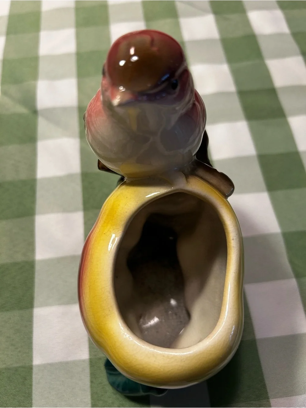 Royal Copley ceramic bird vase/planter